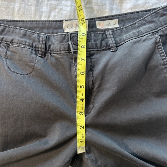 Anthropologie Chino Relaxed Fit Tuxedo Stripe Pants - Picture 14 of 15